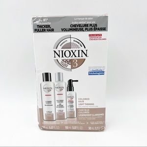 Nioxin System 3 Piece Kit Hair Loss Shampoo Conditioner Scalp Treatment